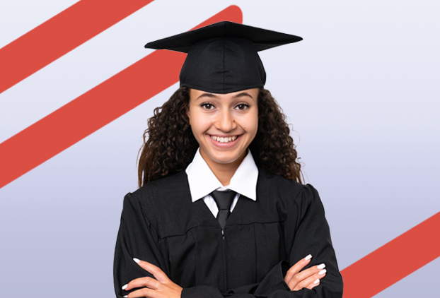 Gradutation portrait of a high school student