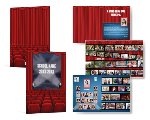 Laurea Studio Elementary School Yearbook Theme: Spotlight Scenes