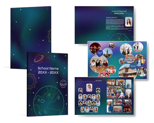 Laurea Studio Elementary School Yearbook Theme: Mission Complete