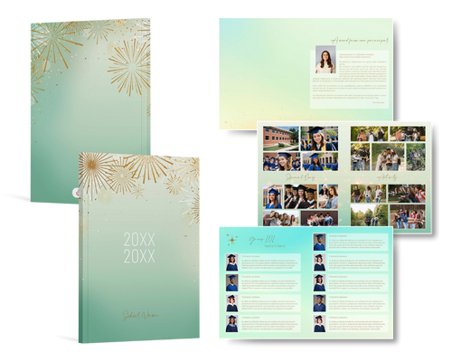 Laurea Studio High School Yearbook Theme: Radiant Milestones